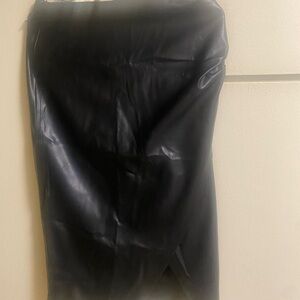 DKNY Black Asymmetrical Skirt